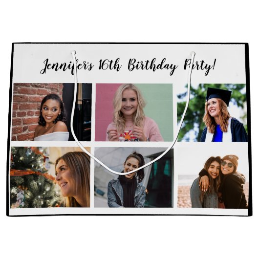 Aangepast 12 Aangepaste foto Collage Aangepaste na Groot Cadeauzakje (Voorkant)