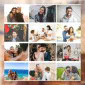 Aangepast 12 Foto Collage Business - Aangepast Raamsticker (Vel 2)