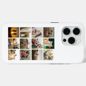 Aangepast 12 fotocollage Case-Mate iPhone case (Achterkant (horizontaal))