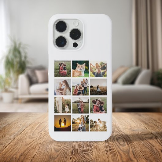 Aangepast 12 fotocollage Case-Mate iPhone case