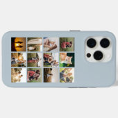 Aangepast 12 fotocollage Case-Mate iPhone case (Achterkant (horizontaal))