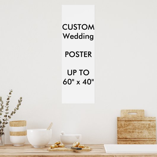 Aangepast 12-inch x 36-inch Poster voor bruiloft,  (Keuken)