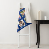 Aangepast 12 Naam foto-collage Sherpa Deken (In situ)