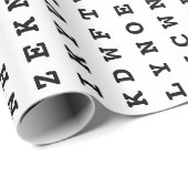 Aangepast 12 Word Family Word Search inpakpapier (Rol Hoek)