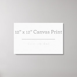 Aangepast 12 x 12 Canvas