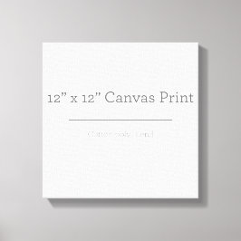 Aangepast 12 x 12 Canvas Afdruk