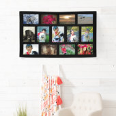 Aangepast 13 Foto Collage Kleur Afbeelding Spandoek (Insitu)