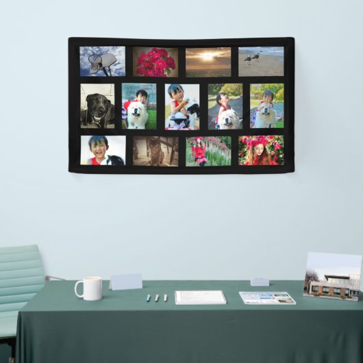 Aangepast 13 Foto Collage Kleur Afbeelding Spandoek (Beurs)