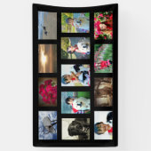 Aangepast 13 Foto Collage Kleur Afbeelding Spandoek (Verticaal)