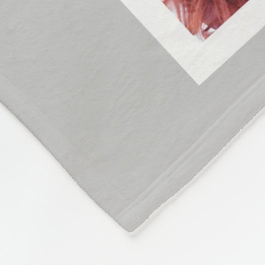 Aangepast 14 fotocollage met aangepaste tekst fleece deken (Hoek)