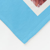 Aangepast 14 fotocollage met aangepaste tekst fleece deken (Hoek)