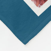 Aangepast 14 fotocollage met aangepaste tekst fleece deken (Hoek)