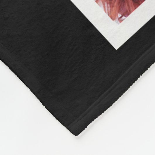 Aangepast 14 fotocollage met aangepaste tekst fleece deken (Hoek)