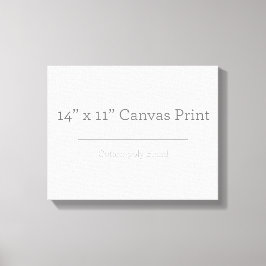 Aangepast 14 x 11 Canvas