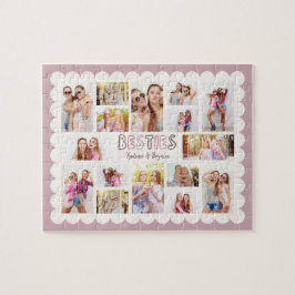 Aangepast 16 foto collage beste vriendinnen puzzel