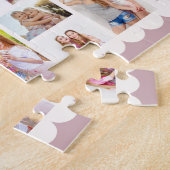 Aangepast 16 foto collage beste vriendinnen puzzel (Zijkant)