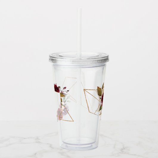 Aangepast 16 oz, heldere acrylschroef acryl drinkbeker (Rechts)