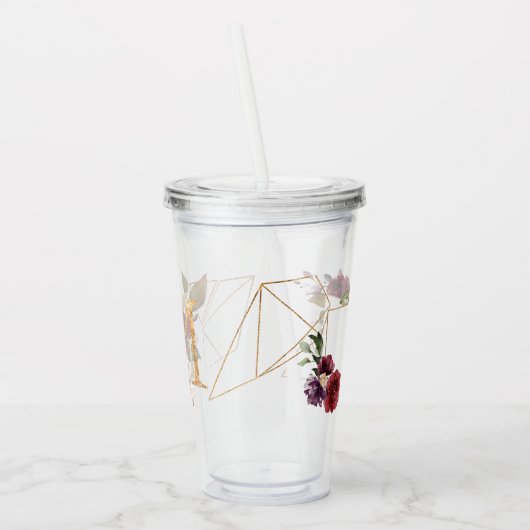 Aangepast 16 oz, heldere acrylschroef acryl drinkbeker (Links)