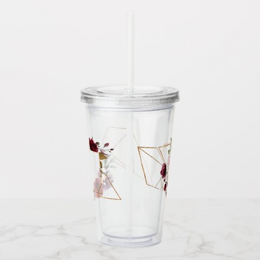 Aangepast 16 oz, heldere acrylschroef acryl drinkbeker (Rechts)