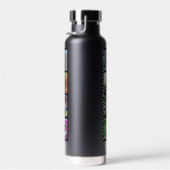 Aangepast 16 Photo Afbeelding Collage White Letter Waterfles (Rechts)