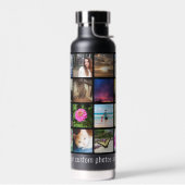 Aangepast 16 Photo Afbeelding Collage White Letter Waterfles (Links)