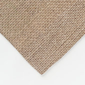 Aangepast 16 Photo Collage Burlap-look Mosaic Afbe Fleece Deken (Hoek)