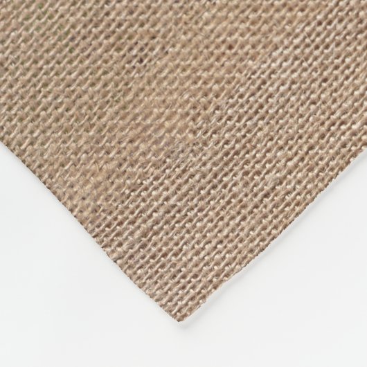 Aangepast 16 Photo Collage Burlap-look Mosaic Afbe Fleece Deken (Hoek)