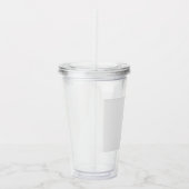 Aangepast 16oz, wissen acryl drinkbeker (Rechts)