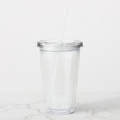 Aangepast 16oz, wissen acryl drinkbeker (Achterkant)