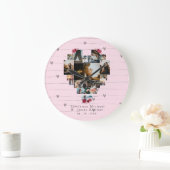 Aangepast 18 Hart-vormig cadeautjes voor fotocolla Grote Klok (Huis)