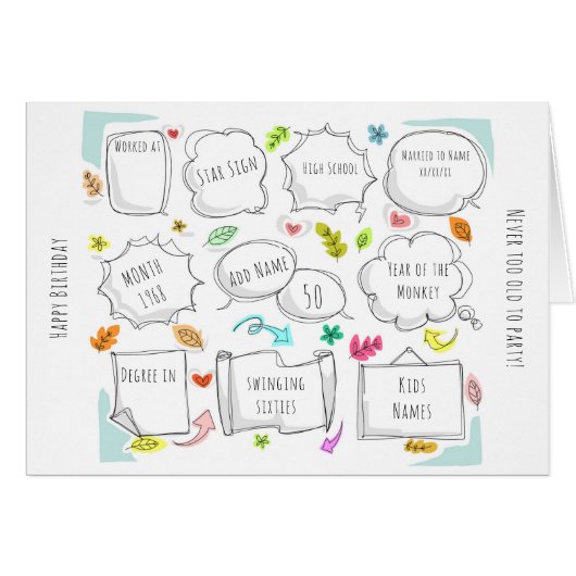 Aangepast 1968 Geboren - DIT IS JE Leven | Voeg BI (Voorkant Horizontaal)