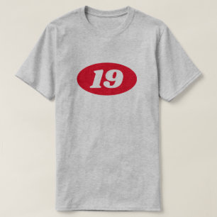 Aangepast 19e verjaardag shirt cadeau voor tiener