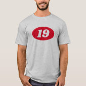 Aangepast 19e verjaardag shirt cadeau voor tiener (Voorkant)