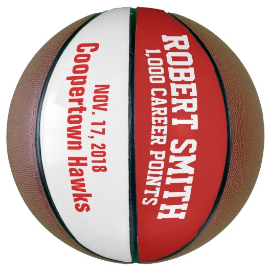 Aangepast 1.000 punten Basketball Mini Basketbal (Verticaal)