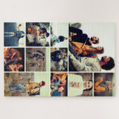 Aangepast 1.014-stuk 11-fotocollage moeilijk legpuzzel (Horizontaal)