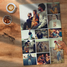 Aangepast 1.014-stuk 11-fotocollage moeilijk