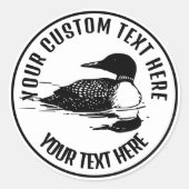 Aangepast 1,5-inch liconenpictogram Logo Ronde Sticker (Voorkant)