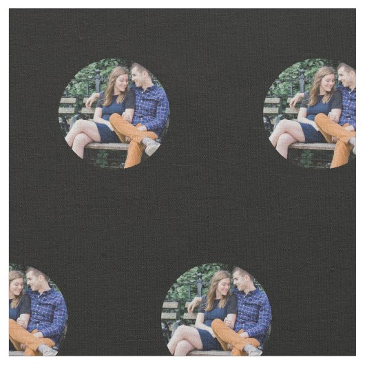 Aangepast 1 foto-puntafdrukken stof (Close Up)