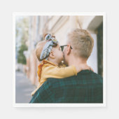 Aangepast 1 fotopapier Napkin Servet (Voorkant)