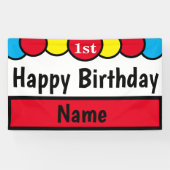 Aangepast, 1 geboorte spandoek (Horizontaal)