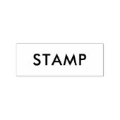 Aangepast 1" x 2,5" rubberstempel (Afrduk)