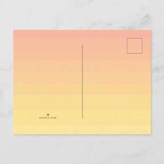 Aangepast 1ste verjaardag SoCal Uitnodiging Briefkaart (Achterkant)