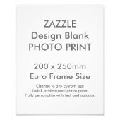 Aangepast 200 x 250 mm foto Afdrukken GB Lijst for (Voorkant)