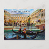 Aangepast 2011 Las Vegas Venetian Hotel Briefkaart (Voorkant)