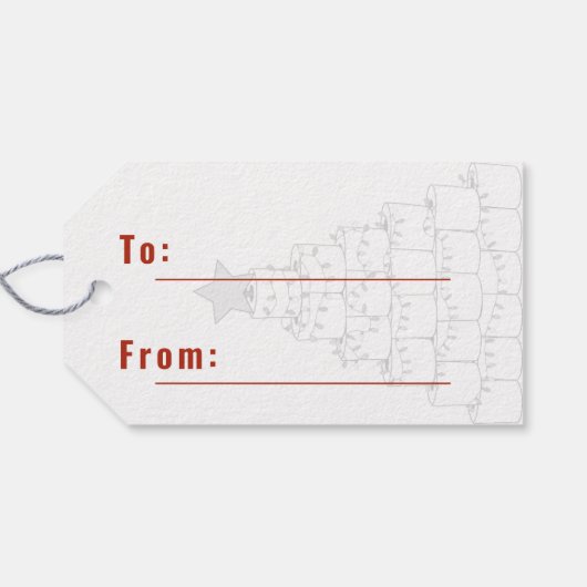 Aangepast 2020-Review met middelvinger zou niet aa Cadeaulabel (Achterkant Horizontaal)