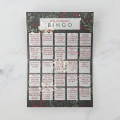 Aangepast 2021 Funny Quarantine Bingo Feestdagen Kaart (Binnen)