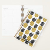 Aangepast 2022 Kute Gold Pineapple Wekelijks Maand Planner (Display)