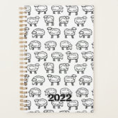 Aangepast 2022 Schapenbestand niet-gedateerd maand Planner (Voorkant)