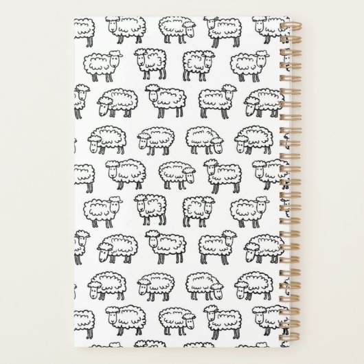 Aangepast 2022 Schapenbestand niet-gedateerd maand Planner (Achterkant)