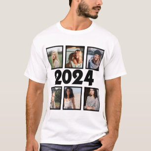 Aangepast 2024 6 Fotocollage T-shirt